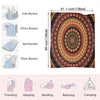 Boho Mandala Pattern Blanket: A Versatile and Stylish Multi-Purpose Blanket for All Seasons