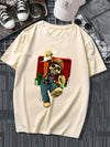 Skull Clown Print Men's Summer Graphic T-Shirt: Unleash Your Dark Side with Style and Comfort