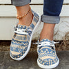 Stylish Women's Aztec Art Pattern Boat Shoes: Lightweight, Trendy and Comfortable Summer Canvas Shoes