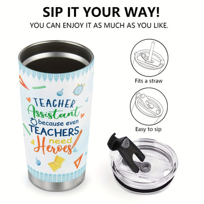 Stylish Insulated Travel Coffee Mug: Perfect Teacher Gift for Any Occasion!