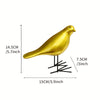 Charming Resin Bird Decoration: Delightful Ornament for Home, Living Room, Hotel, and More!