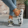 Lightweight Sunflower Design Print Canvas Shoes for Women - Comfortable Lace-Up Mules for Casual Walking