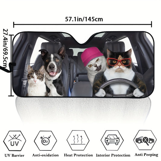 Dog and Cat Car Sunshade: Ultimate Protection Against Sunlight & Heat for Your Car Interior