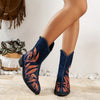 Stylish and Comfortable Women's Printed Chunky Heel Boots: A Perfect Blend of Fashion and Function