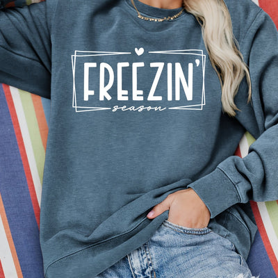 Cozy and Stylish: Women's Letter Print Pullover Sweatshirt for Fall/Winter Fashion