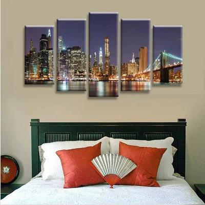 Introduce captivating urban landscapes to your stylish home decor with our Cityscape Canvas Wall Art Set. These high-quality canvas prints add a modern touch to any room, while showcasing the vibrant and dynamic energy of city life. Elevate your space with this captivating art set.