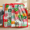 Cozy Christmas Rabbit Flannel Blanket: Perfect Gift for All Occasions, Ideal for Home, Car, and Travel!