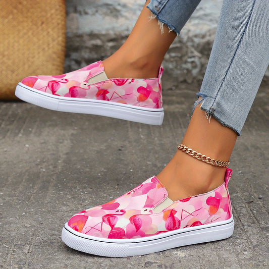 Flamingo Flair: The Ultimate Slip-On Sneakers for Stylish Comfort