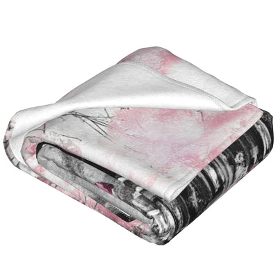 Ultra-Soft Retro Cityscape Paris Eiffel Tower Throw Blanket: Cozy up in Style!