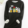 Halloween Ghost Pattern Pullover Sweatshirt: Spooky Style for Women's Casual Wear