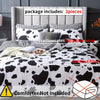 Stylish 3-Piece Black and White Printed Duvet Cover Set for Bedroom or Guest Room (1*Duvet Cover + 2*Pillowcases, Without Core)