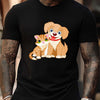 Cute Animal Pattern Printed Men's Graphic Tee: Stylish and Comfortable Summer Outdoor Clothing and Perfect Gift for Men