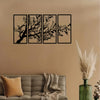 Metallic Elegance: Tree of Life Metal Wall Art Set - Enhance your Home's Ambiance with Exquisite Tree Metal Wall Decor