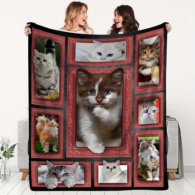 Cozy Cat Blanket: Soft Flannel Throw for Every Occasion
