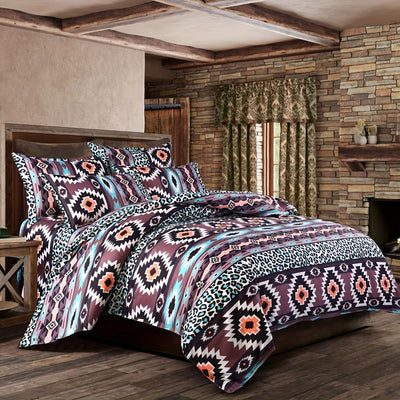 Bohemian Bliss: Striped Duvet Cover Set for Ultimate Bedroom Comfort(1*Duvet Cover + 2*Pillowcases, Without Core)