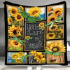 Our Dreamy Dragonfly and Sunflower Print Blanket is the perfect addition to your home or office. Its cozy fabric and vibrant colors will keep you warm and comfortable from the couch to the bed, while its fade-resistant materials will ensure it lasts. Enjoy a luxurious addition to any space.