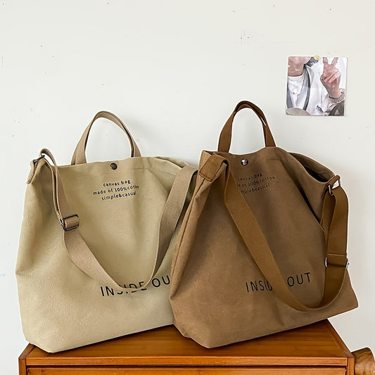 This Casual Bag is the ideal choice for everyday use. Its large capacity makes it perfect for carrying around daily essentials, while the fashion shoulder bag and alphabet print zipper details give it a trendy, stylish look. An ideal gift for family and friends. Perfect Mothers Day Gifts
