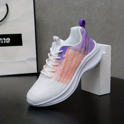 Ultra-Lightweight and Breathable Flying Weave Running Shoes for Women