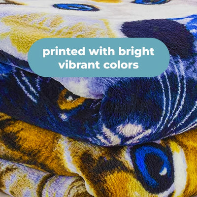 Dawhud Direct Collage Kitten Fleece Blanket: Cozy Cat-Themed Throw for Girls, Women, Men, and Kids