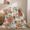 Mandala Dreams: Bohemian Style Flannel Blanket for Ultimate Comfort and Style in Any Setting