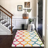 Vibrant Stripe Flannel Kitchen Rug: Add Color and Style to Your Living Space - 47*63in