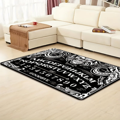 Mystical Melange: Gothic Witchcraft Divination Door Mat – Enhance Your Altar Decoration and Transform Your Living Room Décor with this Non-Slip, Oil-Proof Foot Mat