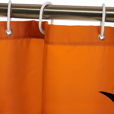 Transform Your Bathroom with our Multi-Purpose Halloween Shower Curtain - Waterproof, Heat Insulating and Stylish Room Decor