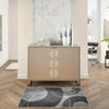 Dove Velvet Area Rug: Luxurious Non-Slip Nordic Geometric Pattern Carpet for Home Decoration and Office