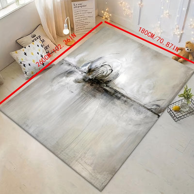 Luxurious Crystal Velvet Rug for Living Room - Modern & Soft Non-Slip Polyester Fiber Mat - Machine Washable & Anti-Fatigue - Stylish Home Decor for Living Room, Bedroom, and More