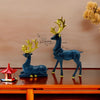 Auspicious Deer Ornaments: Resin Crafts Elk Set for Festive Home Decoration and Gifting