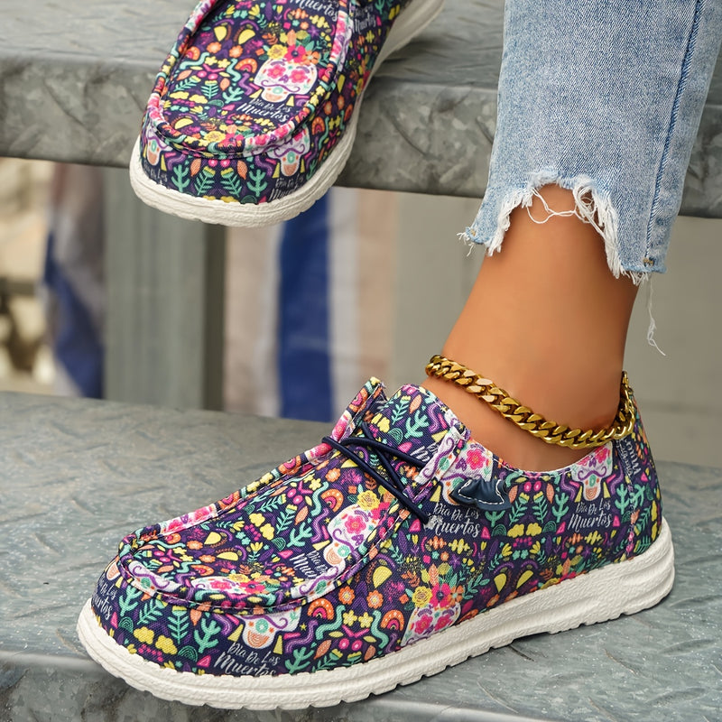 Women's floral deals canvas shoes