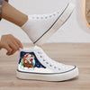 Winter Wonderland: Women's Christmas Santa Claus Print Sneakers for Festive Style and Cozy Comfort