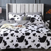 Stylish 3-Piece Black and White Printed Duvet Cover Set for Bedroom or Guest Room (1*Duvet Cover + 2*Pillowcases, Without Core)