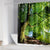 Enhance Your Bathroom Oasis with the Riverside Tree Shower Curtain Set: Waterproof, Non-Slip, and Stylish Bathroom Décor