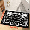 Wicked Game Divination Halloween Rug: Non-Slip Resistant, Machine Washable, and Waterproof Carpet for Indoor and Outdoor Home Décor