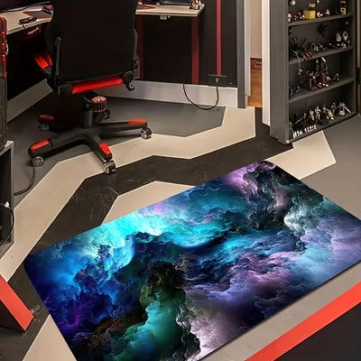 Immerse Yourself in Cosmic Serenity with the 3D Illusion Galaxies Floor Mat