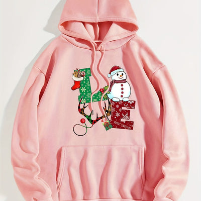 Festive Comfort: Christmas Pattern Hoodie - Dress Casual and Stay Warm this Winter/Fall