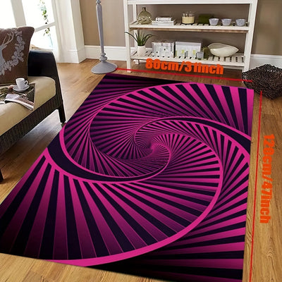 Gaming Paradise: 3D Visual Effect Crystal Velvet Carpet Mat for Enhanced Game Rooms and Home Décor