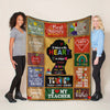 Versatile Teacher Gift Blanket: A Perfect Outdoor, Sofa, Office, and Bed Companion for Endless Comfort and Style!