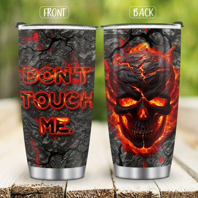 Spooky Delights: Halloween Skull Pumpkin Coffee Tumbler - Cold Insulated Coffee Cups for All-Season Sipping - 20oz Stainless Steel Travel Mug with Lid - Ideal Gifts for Skull Lovers and Friends