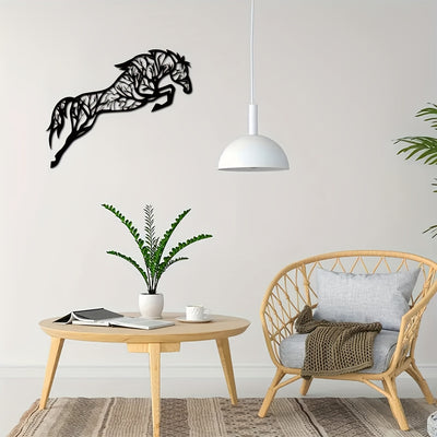 Wild and Majestic: Metal Horse Wall Art for Wildlife Lovers