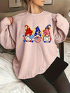 Santa Sweets: Cozy Plus Size Christmas Sweatshirt for Women