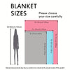 Vibrant Splendor: Flannel Blanket – Soft, Casual, Warm, A Versatile Office and Travel Essentia