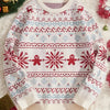 Winter Wonderland: Christmas Snowflake Knitted Pullover Sweater - Stay Cozy and Stylish This Season!