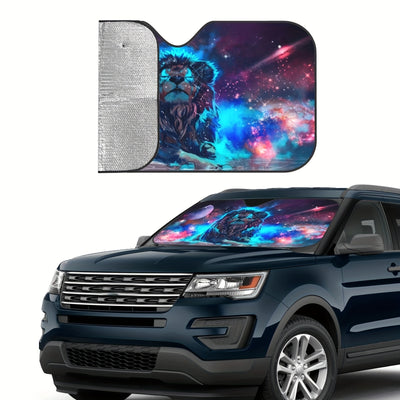 Stay Cool and Protected: Folding Car Windshield Sunshade - Block UV Rays and Keep Your Vehicle Cool