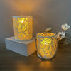 Leaf Pattern Candle Holder Set: An Exquisite Addition to Your Decor