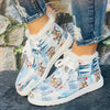 Warm and Cozy: Women's Cute Cartoon Print Snow Shoes with Non-Slip Sole for a Festive Christmas Season