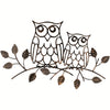 Whimsical Metal Art Owl Wall Decor: Perfect Home and Garden Decor Piece for Indoor and Outdoor Spaces