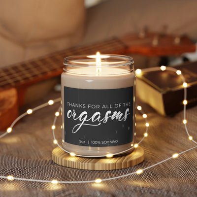 Thanks For All Of The Orgasms, Thanks For Sexy Night, Soy Candle 9oz CJ17