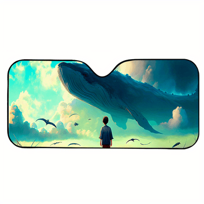 Whale Print Car Windshield Sunshade: The Perfect Shield for Your Car's Windshield